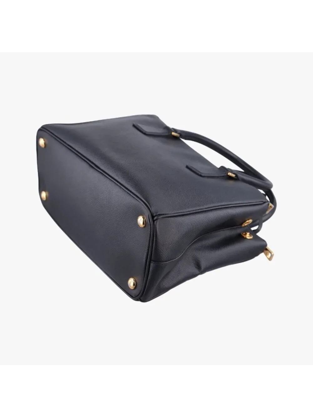 Prada Galleria Black Saffiano Leather Shoulder Bag